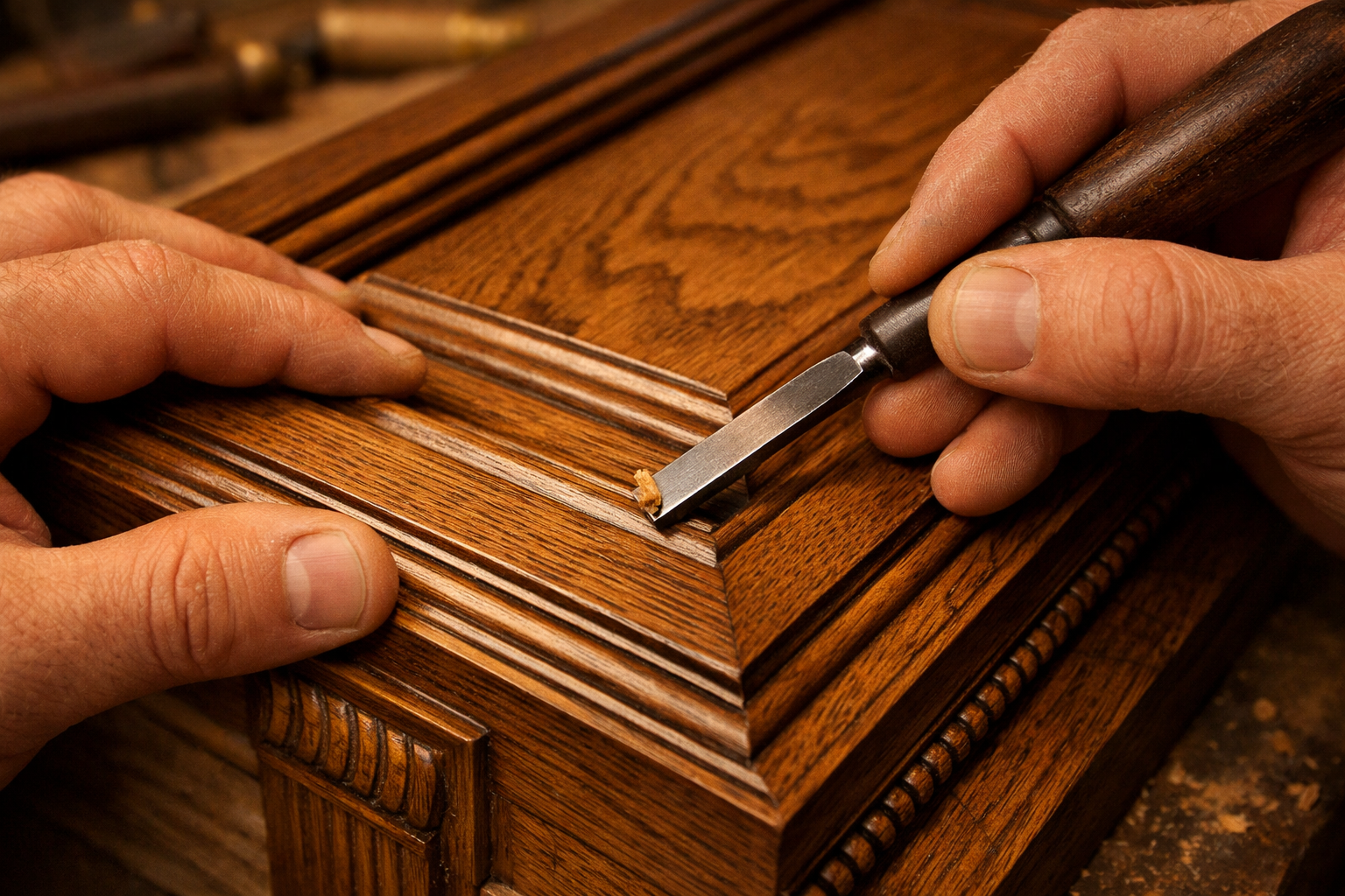 Cabinet craftsmanship detail